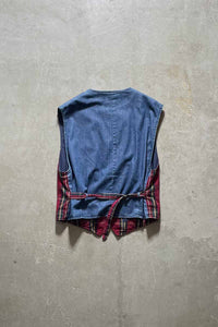 COTTON VEST/ RED [SIZE:XL USED]