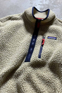 18AW RETRO PILE PULLOVER FLEECE JACKET / BEIGE [SIZE: L USED]