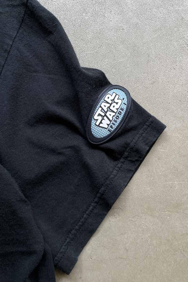MADE IN USA 99'S S/S STAR WARS EPISODE 1 PRINT MOVIE T-SHIRT / BLACK [SIZE:  L USED]