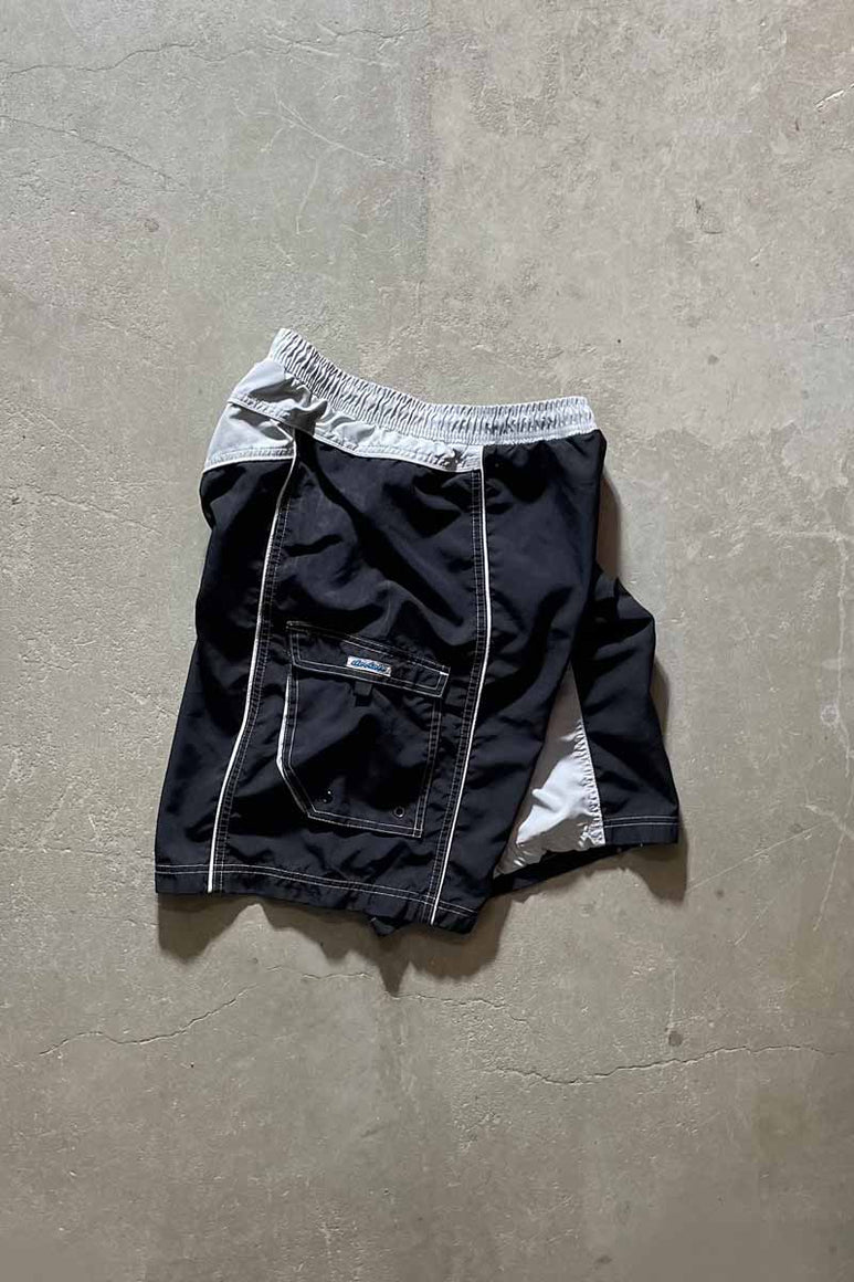 MADE IN USA 90-00'S NYLON SHORTS / BLACK [SIZE: L USED]