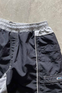 MADE IN USA 90-00'S NYLON SHORTS / BLACK [SIZE: L USED]