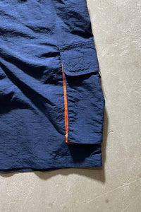 Y2K EARLY 00'S RIPSTOP CARGO SHORT PANTS / NAVY [SIZE: W32 USED]