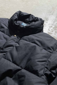 90'S DOUBLE ZIP DOWN JACKET / BLACK [SIZE: L USED]