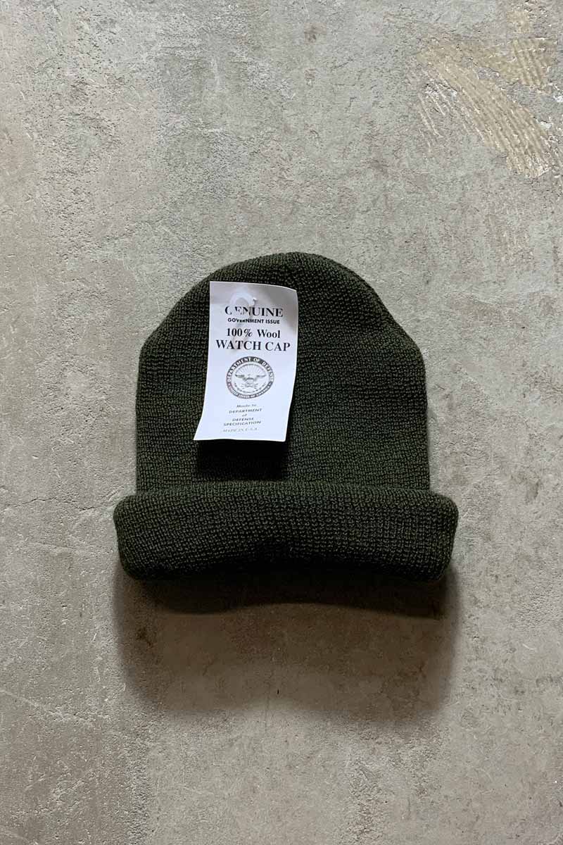 GENUINE G.I. WOOL WATCH CAP / OLIVE DRAB [NEW]