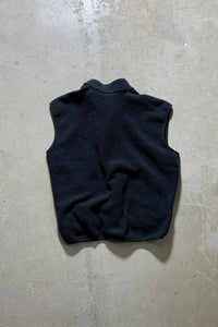 90'S MADE IN USA FLEECE VEST / BLACK [SIZE: M USED]