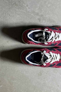 MADE IN USA M990 AD2  SNEAKERS / RED/NAVY [SIZE: US10(28.0cm相当) USED]