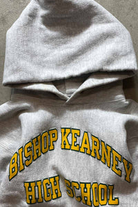 MADE IN USA 90'S BKHS REVERSE WEAVE SWEAT HOODIE / GREY [SIZE:M USED]