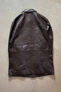 97'S LAMB LEATHER JACKET / BROWN [SIZE: L相当 USED]