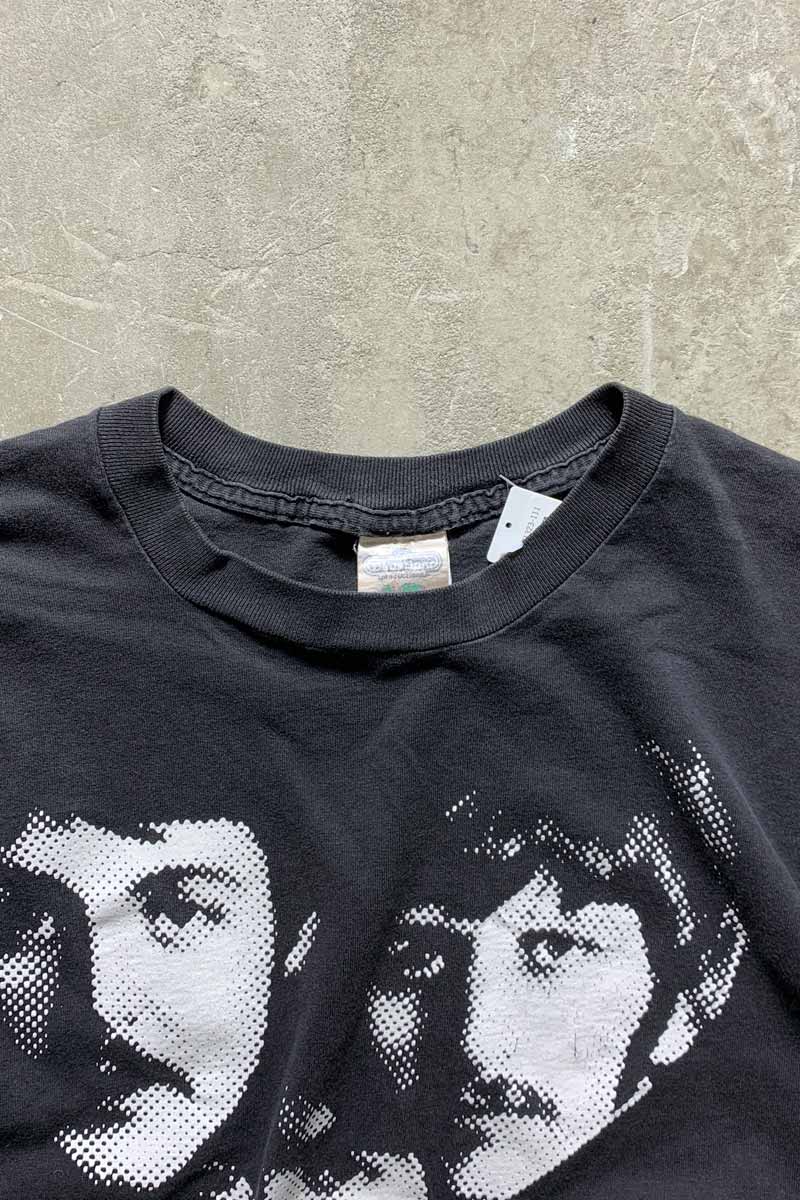 MADE IN USA 91'S S/S THE BEATLES PRINT BAND T-SHIRT / BLACK [SIZE: XL USED]