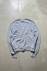 MADE IN USA 80'S ACRYLIC CARDIGAN / GRAY [SIZE: L USED]