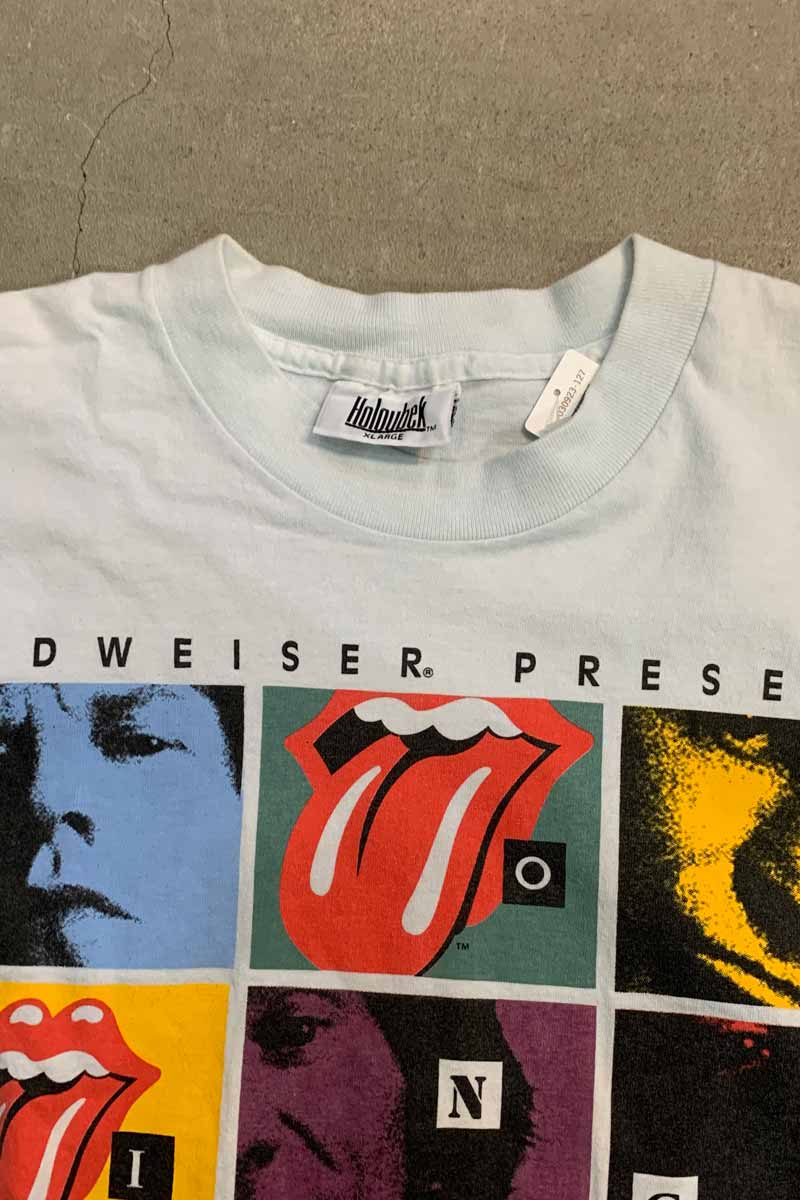 80s Rolling Stones バンドTシャツ Budweiserコラボ