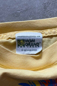 00'S MGM LOGO T-SHIRT / YELLOW [SIZE: M USED]