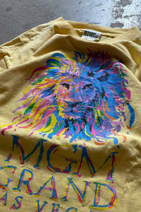 00'S MGM LOGO T-SHIRT / YELLOW [SIZE: M USED]
