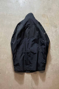 Y2K EARLY 00'S SOFTWARE ZIP UP NYLON JACKET / BLACK [SIZE: L USED]