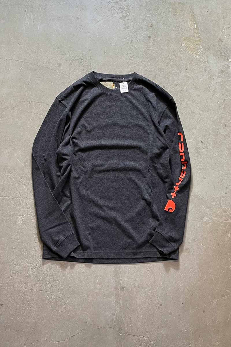 L/S TEE SHIRT / GRAY [SIZE: M DEAD STOCK]