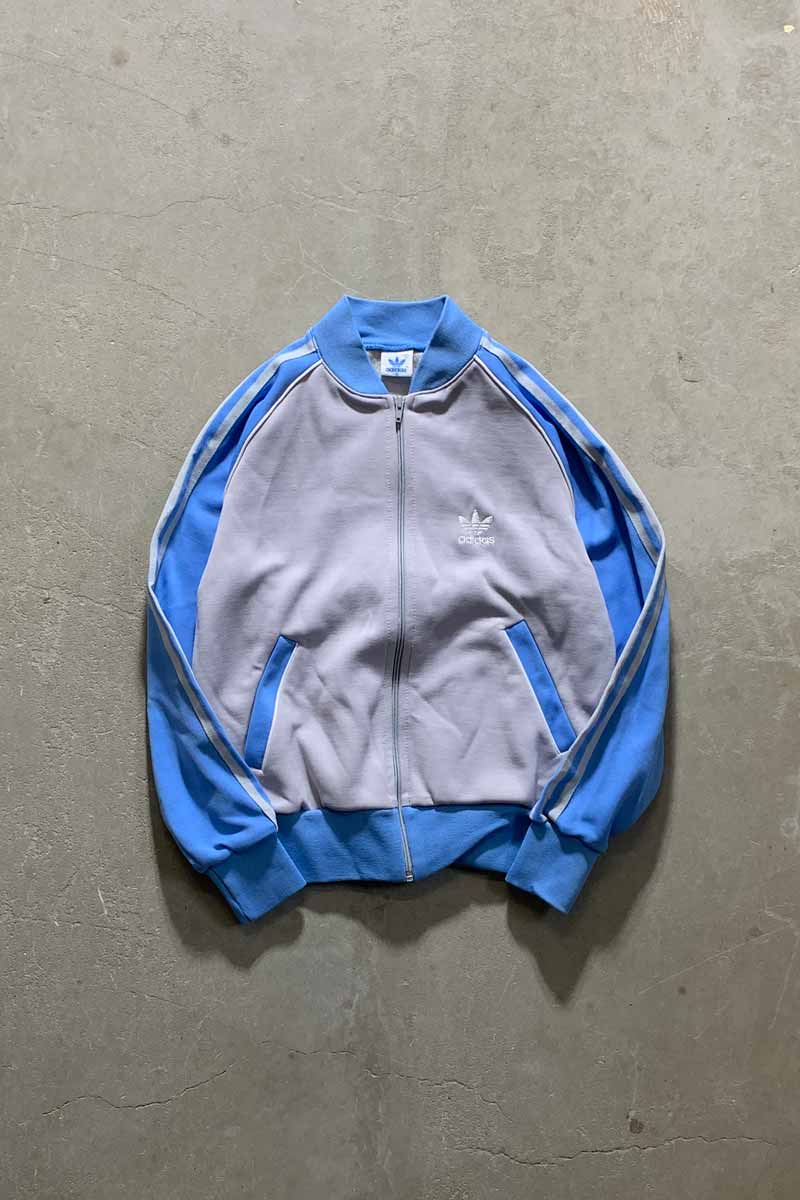 80'S TRACK JACKET / GRAY [SIZE: M USED]