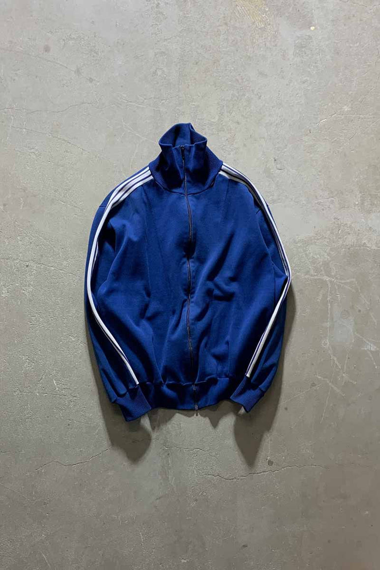 60'S ZIP UP TRACK JACKET / BLUE [SIZE: M USED]