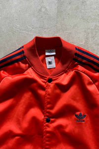 70'S SNAP BOTTON TRACK JACKET / RED [SIZE: L USED]
