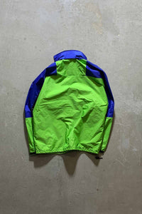 MADE IN USA 90'S GORE-TEX HALF ZIP PULLOVER MOUNTAIN PARKA / GREEN [SIZE: M USED]