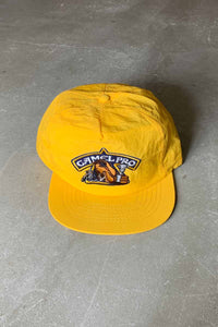 90'S CAMEL PRO EMBROIDERY NYLON 6PANEL CAP / YELLOW [SIZE: ONE SIZE USED]