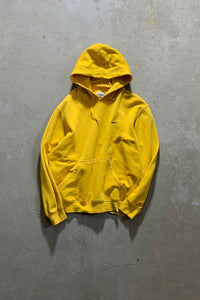 MADE IN TURKEY Y2K EARLY 00'S SWEAT HOODIE / YELLOW [SIZE: M USED]