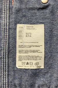 MADE IN USA 80'S DENIM OVERALL / LIGHT INDIGO [SIZE: W32L32 USED]