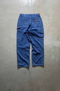 MADE IN MEXICO Y2K EARLY 00'S DENIM CARPENTER PANTS / INDIGO [SIZE: W34 x L32  USED]