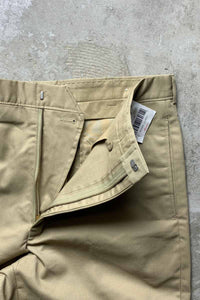 MADE IN USA 80'S CHINO PANTS / BEIGE [SIZE: 34 DEADSTOCK/NOS]
