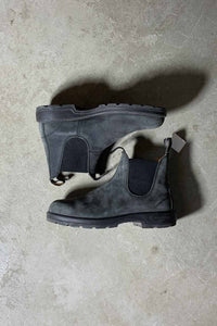 SIDE-GOA LEATHER BOOTS / GREY [SIZE: US9.0(27.0cm相当) USED]
