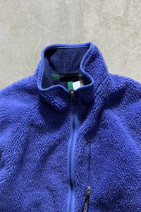 MADE IN USA 97'S RETRO PILE FLEECE JACKET / BLUE [SIZE: XL USED]