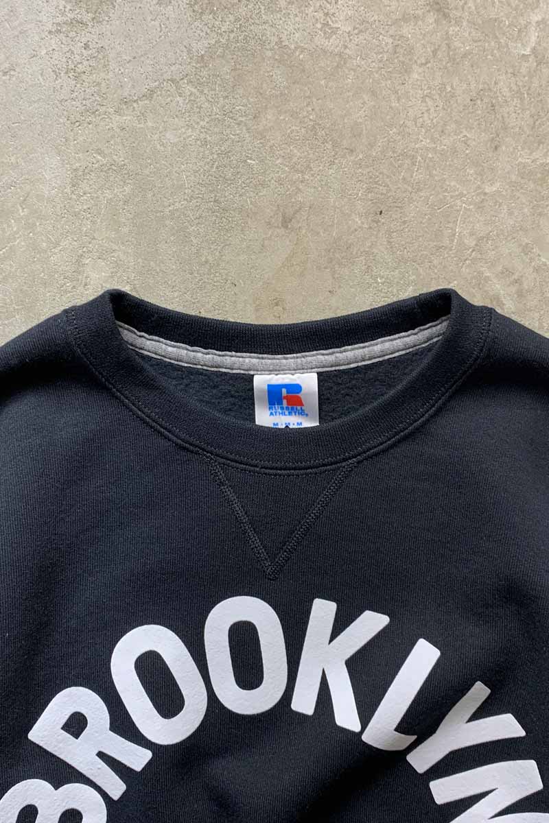 90sUSA製 The Black Museum 犯罪博物館 プリントスウェット BROOKLYN MUSEUM | COLLEGIATE CREW SWEATSHIRT – STOCK ORIGINALS