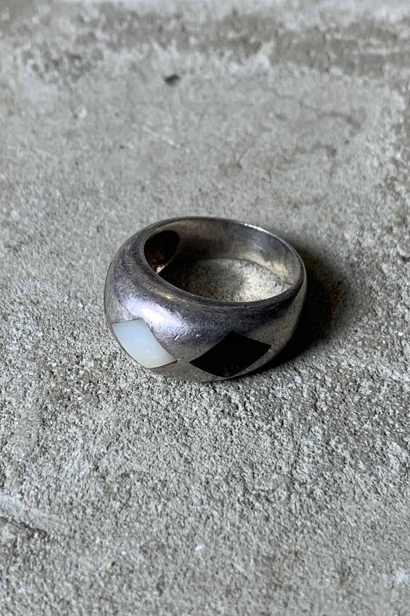 VINTAGE SILVER JEWELRY | 925 SILVER RING W/ONYX – STOCK ORIGINALS