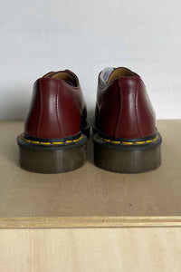MADE IN ENGLAND 3 HOLE LEATHER SHOES / BURGUNDY [SIZE: US8 (26cm相当) USED]