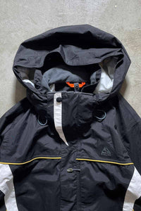 Y2K EARLY 00'S OUTER LAYER 3 ZIP UP NYLON HOODIE JACKET / BLACK [SIZE: M USED]