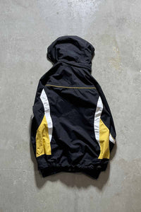 Y2K EARLY 00'S OUTER LAYER 3 ZIP UP NYLON HOODIE JACKET / BLACK [SIZE: M USED]
