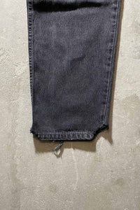 MADE IN CANADA 95'S 550 DENIM PANTS / SULFUR BLACK [SIZE: W32 x L34 USED]