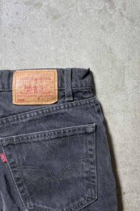 MADE IN CANADA 95'S 550 DENIM PANTS / SULFUR BLACK [SIZE: W32 x L34 USED]