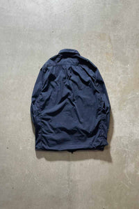 MADE IN ITALY 16SS L/S ZIP UP SHIRT / NAVY [SIZE: L USED]