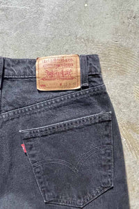 MADE IN CANADA 90'S 550 DENIM PANTS / SULFUR BLACK [SIZE: W32 x L30 USED]