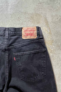 MADE IN MEXICO 04'S 550 DENIM PANTS / SULFUR BLACK [SIZE: W32 x L32 USED]