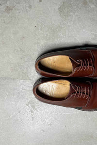AZAY STRAIGHT TIP LEATHER SHOES / BROWN [SIZE: US9.0(27.0cm相当) USED]