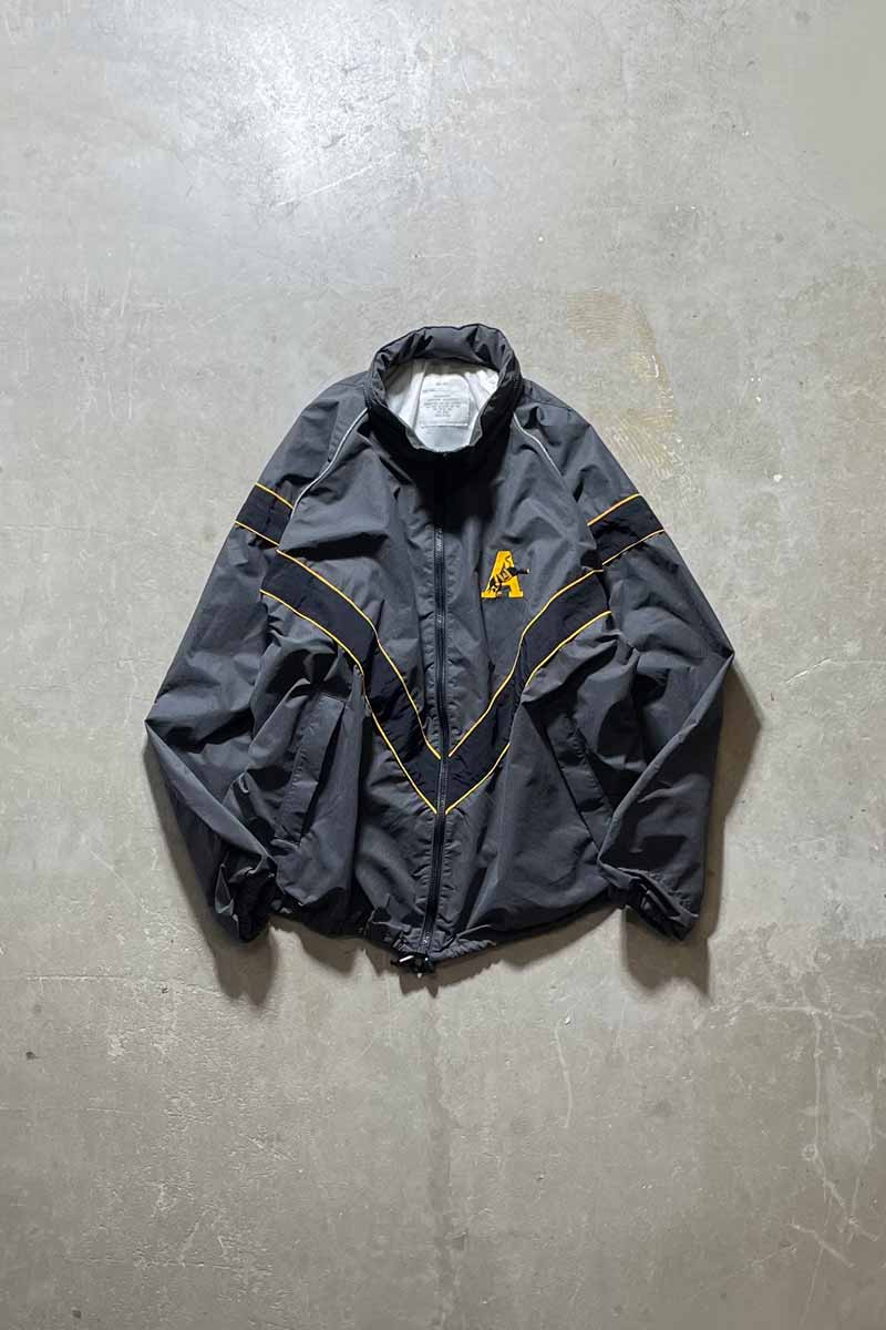 MADE IN USA U.S.M.A NYLON TRAINING JACKET / GRAY [SIZE: L DEADSTOCK/NOS]