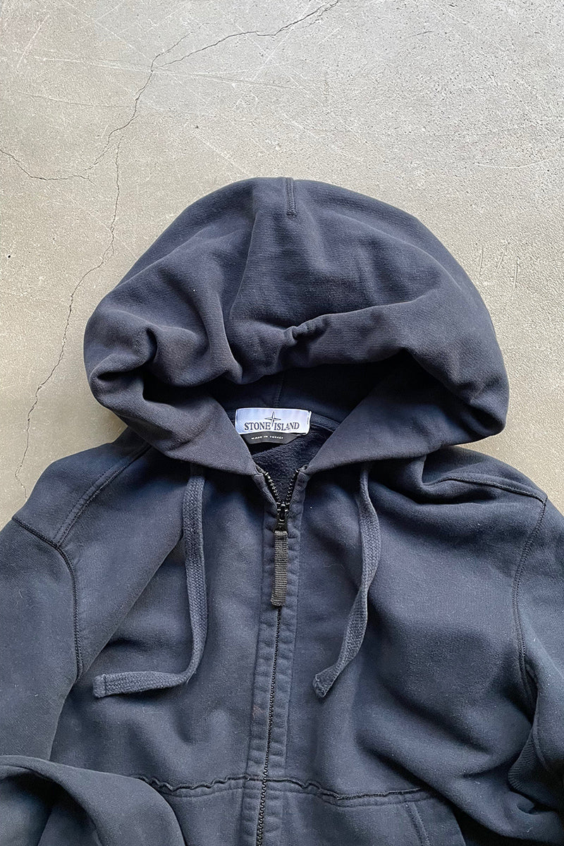STONE  ネイビーフルジップフーディ S STONE ISLAND | MADE IN TURKEY ZIP SWEAT HOODIE – STOCK ORIGINALS
