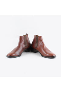 MADE IN ENGLAND 70'S CHELSEA BOOTS / BROWN [SIZE: US11(29cm相当) DEADSTOCK/NOS]