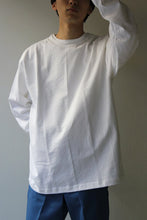 画像をギャラリービューアに読み込む, MADE IN USA #305 8OZ MAX WEIGHT L/S T-SHIRT / WHITE