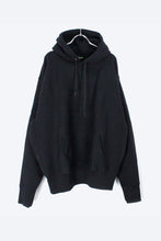 画像をギャラリービューアに読み込む, MADE IN USA #232 12OZ CROSS-KNIT PULLOVER HOODED / BLACK