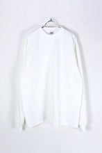 画像をギャラリービューアに読み込む, MADE IN USA #305 8OZ MAX WEIGHT L/S T-SHIRT / WHITE