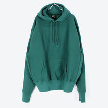 画像をギャラリービューアに読み込む, MADE IN USA #232 12OZ CROSS-KNIT PULLOVER HOODED / GREEN