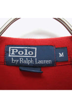 画像をギャラリービューアに読み込む, S/S EMBROIDERY LOGO POLO SHIRT / RED【SIZE:M USED】