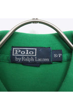 画像をギャラリービューアに読み込む, S/S EMBROIDERY LOGO POLO SHIRT / GREEN【SIZE:S USED】